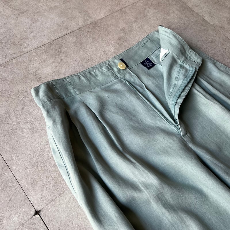 90s GAP リネンタックパンツ スラックス オールドギャップ 90s GAP 2tuck linen slacks | sui & shara