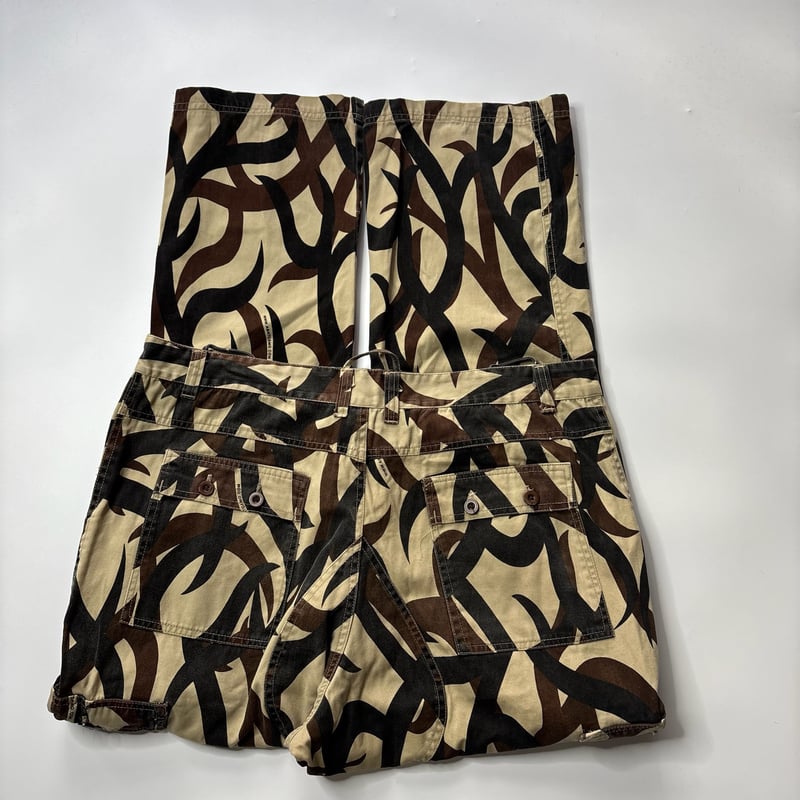 90's ASAT tribal camouflage cargo pants | sui &