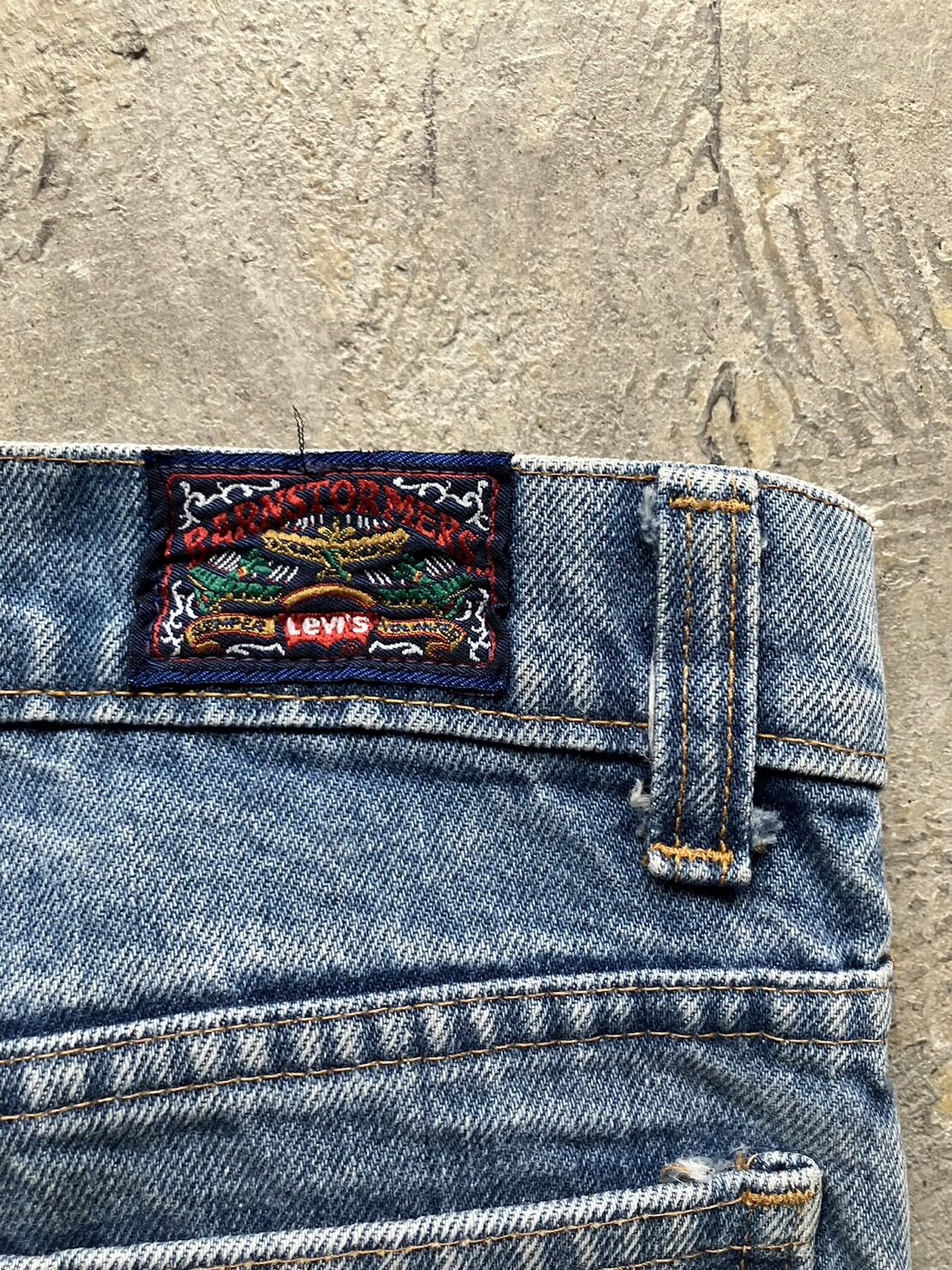 【レディース】70s Levi's デニムジャケット BARNSTORMERS Levi's デニムジャケット gジャン Levi's/リーバイス 90S