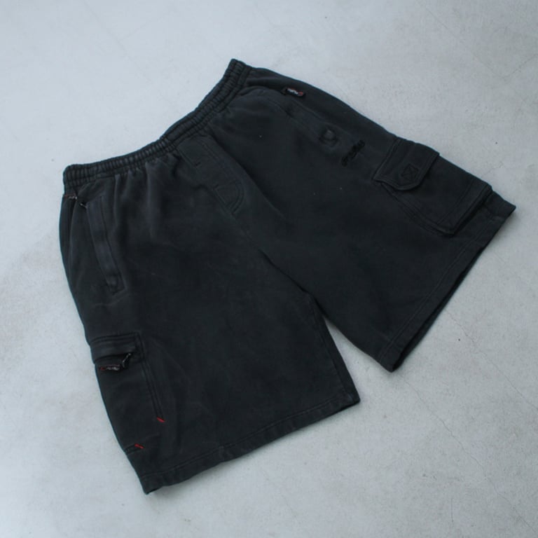90年代 ショートパンツ（90s~ Cargo design cotton/polyester sweat shorts）