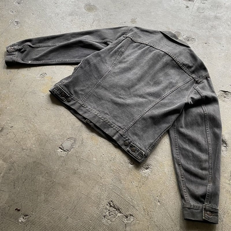 Levi's リーバイス 80’s 70506-0259 Gジャン USA製 80s Levi's 70506-0259 Black Denim Jacket (40) | Wonder Wear