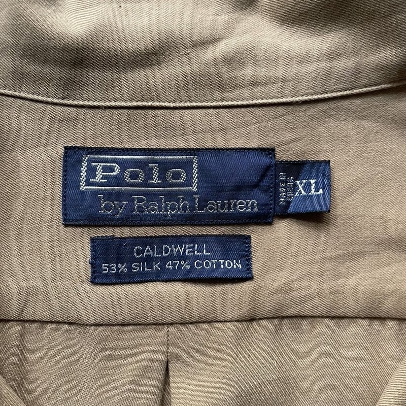 90's Polo Ralph Lauren “Caldwell”open collar si 90's Polo Ralph Lauren “Caldwell”open collar si