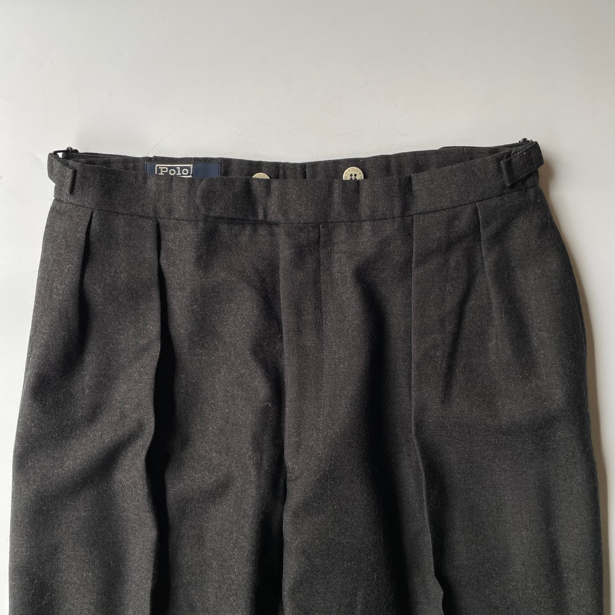 90s Ralph Lauren 2tuck wool slacks | sui & shara