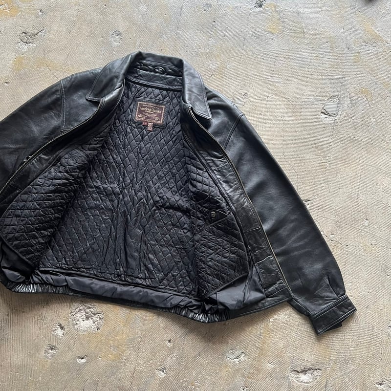 90s AUSTIN CLOTHING CO レザージャケット ブラック 90s AUSTIN