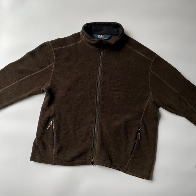 90s Ralph Lauren double zip fleece jacket | su