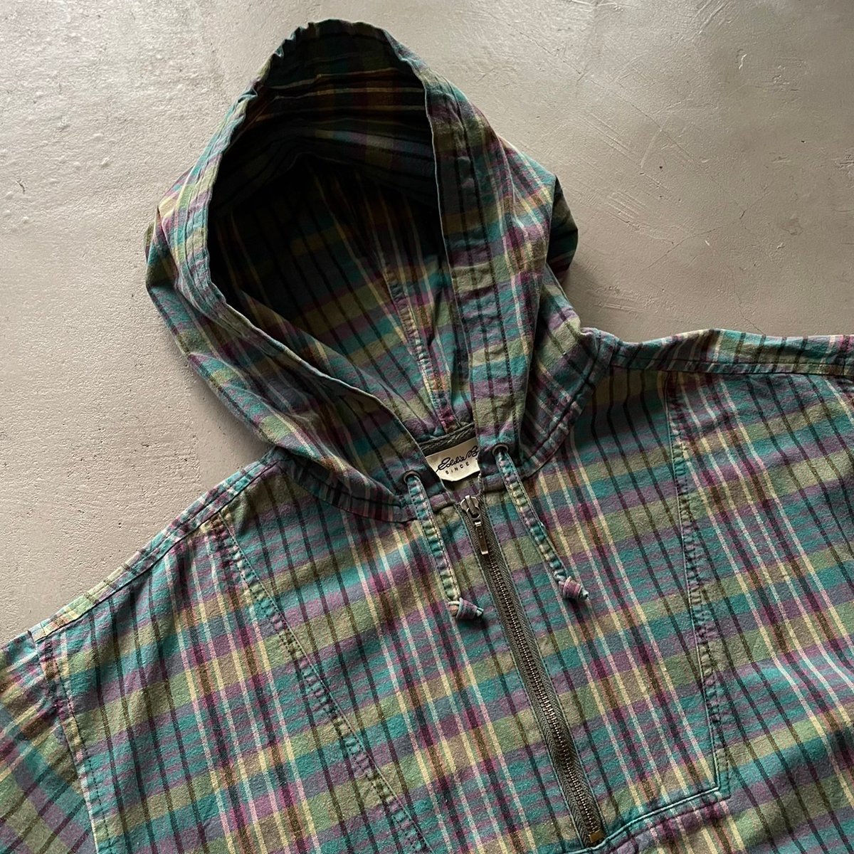 90s〜Eddie Bauer plaid cotton anorak | sui & shara 90s〜Eddie Bauer plaid cotton anorak | sui & shara