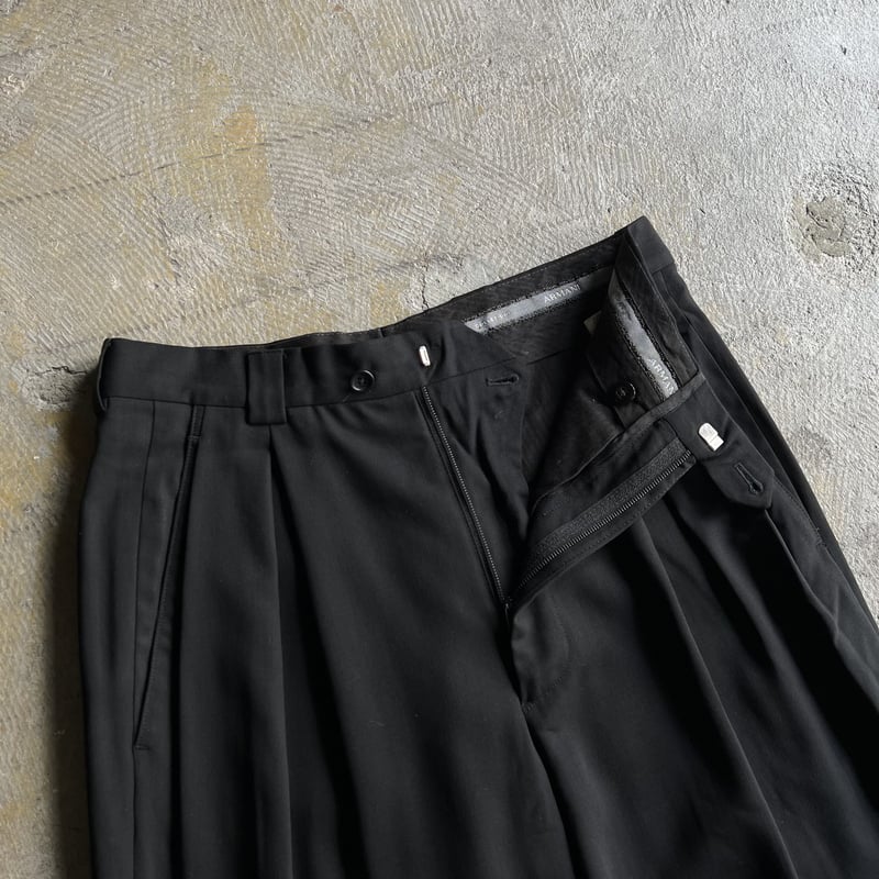 ARMANI COLLEZIONI 2tack slacks Made in ITALY | ARMANI COLLEZIONI 2tack slacks Made in ITALY |