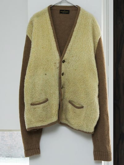 60年代 カーディガン(60s~ Puritan swiching design knit cardigan)