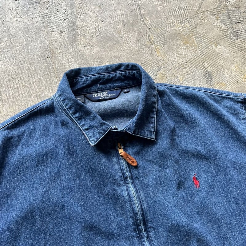 80s〜 Ralph Lauren denim harrington jacket | sui 80s〜 Ralph Lauren denim harrington jacket | sui