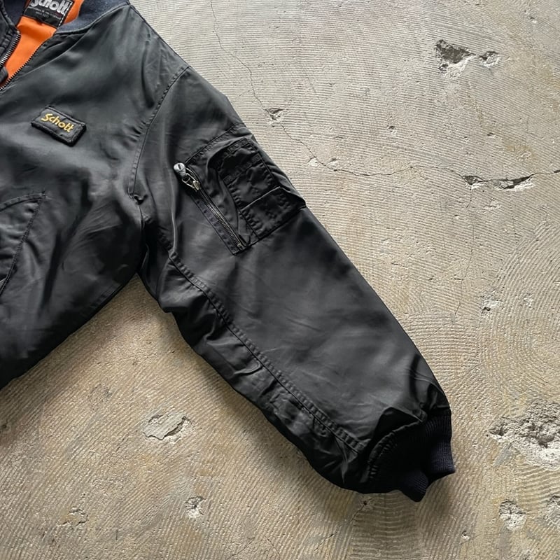 90s schott MA-1 flight jacket | sui & shara 90s schott MA-1 flight jacket | sui & shara