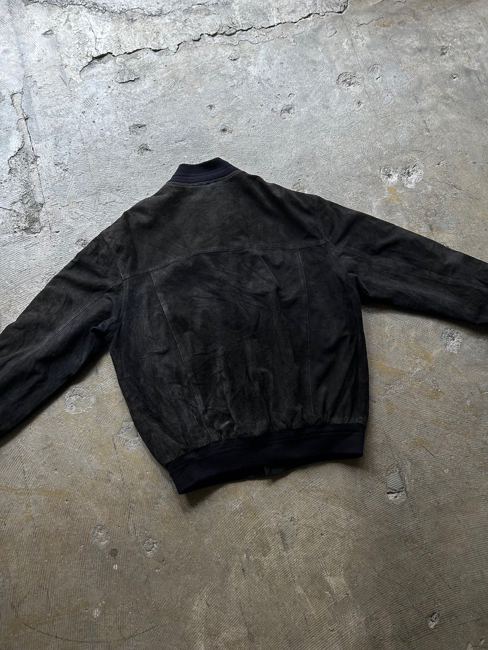 -90's A-1 suède leather jacket バルスターブルゾン 90's A-1 suède leather jacket バルスターブルゾン スエード