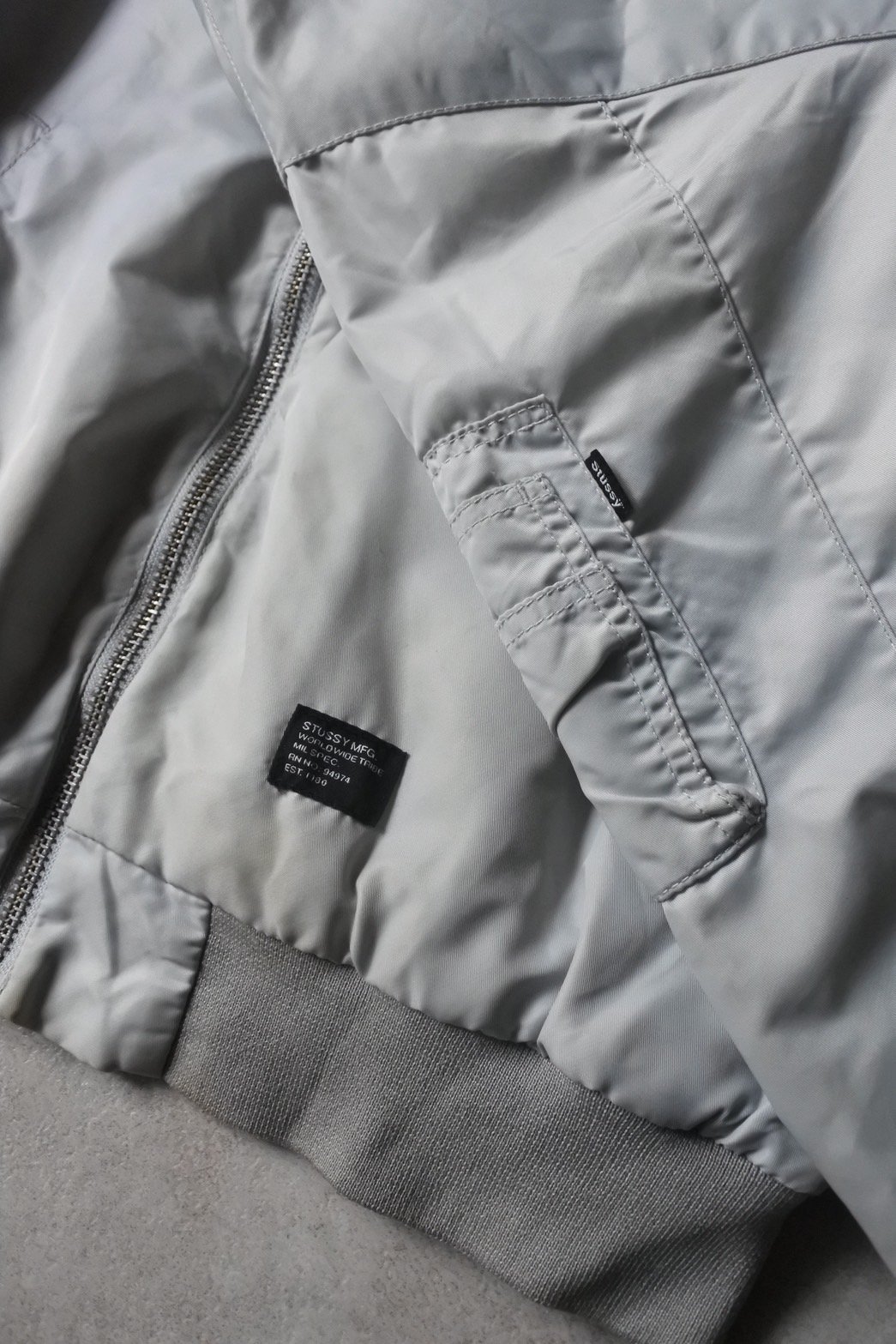 Stussy MA-1 type flight jacket | sui & shara Stussy MA-1 type flight jacket | sui & shara
