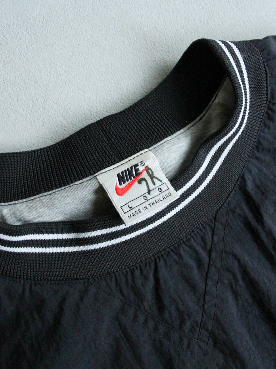 00s nike 短丈　2way ドローコード　流線ステッチ　L fit=scale-down,w=1200