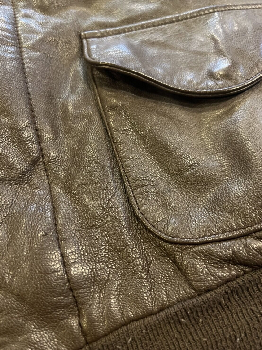 80s SADDLERY A-2 type leather jacket | sui & s