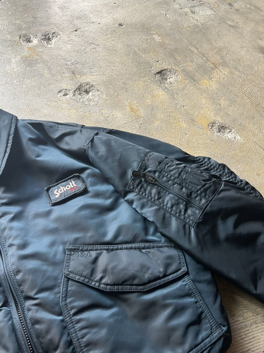 90s Schott CWU bomber jacket | sui & shara 90s Schott CWU bomber jacket | sui & shara