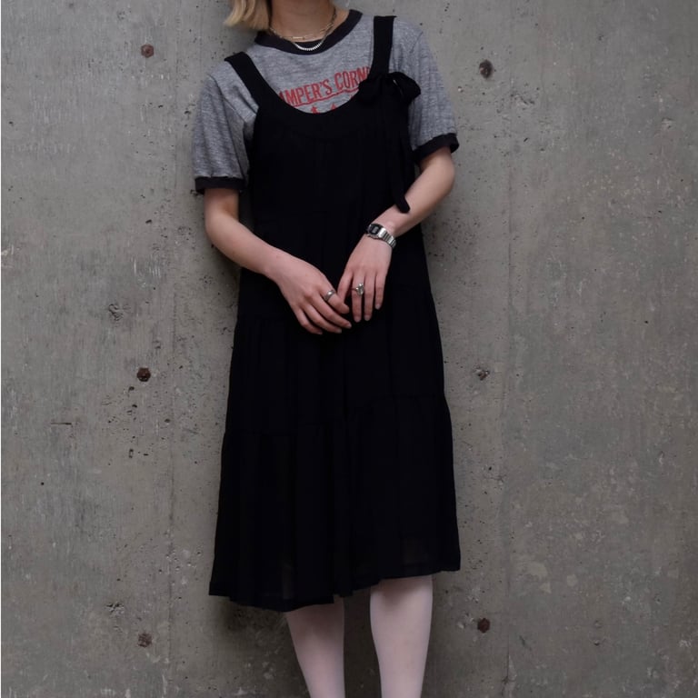 Ribbon design tiered N/S one-piece