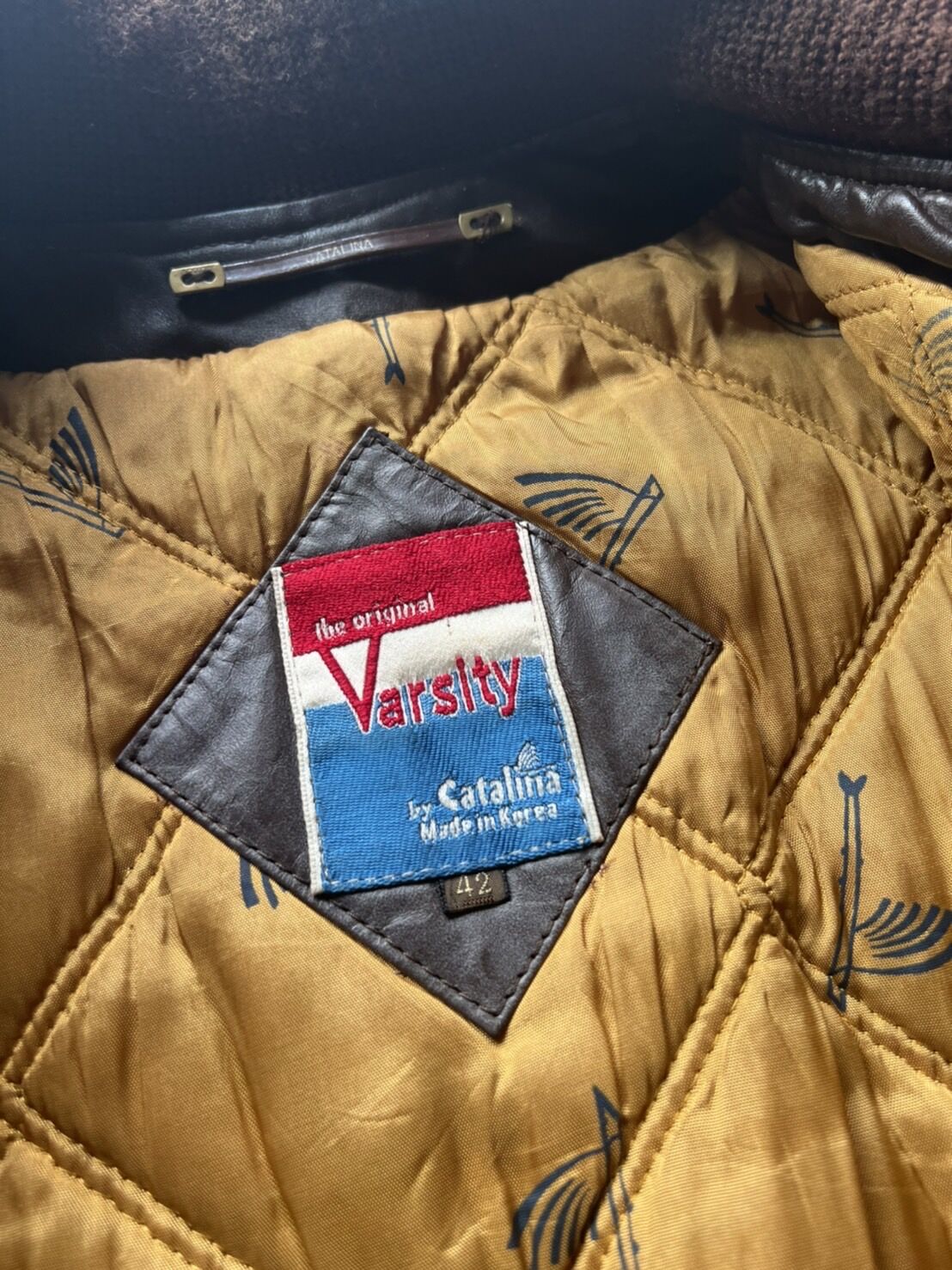 70s〜 Catalina varsity leather jacket | sui & shara 70s〜 Catalina varsity leather jacket | sui & shara