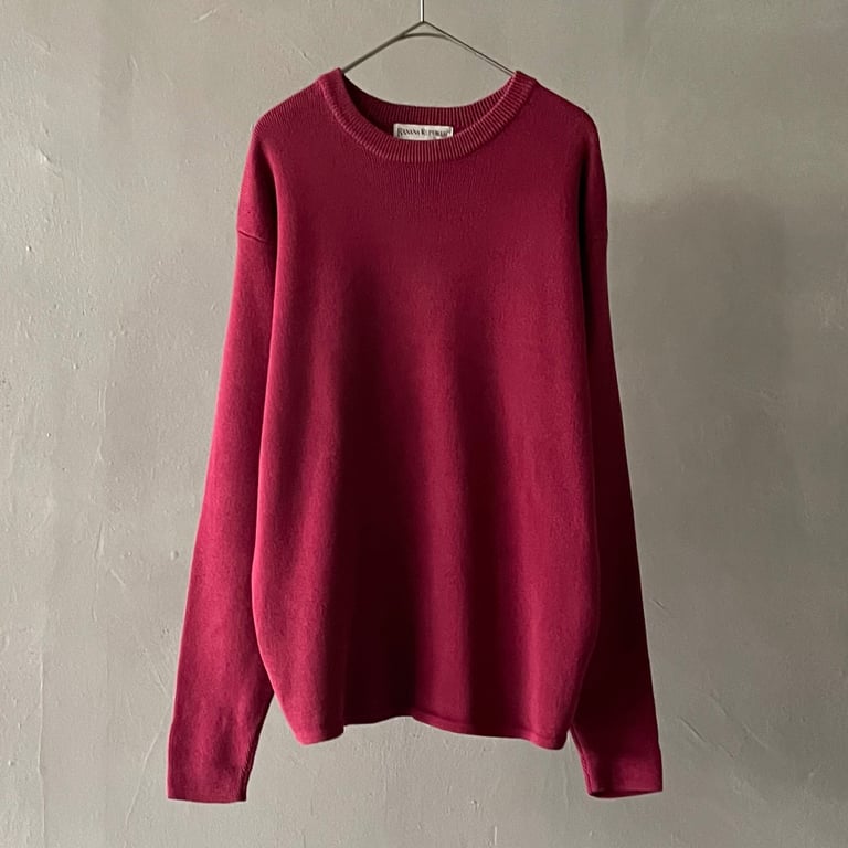 90s Banana republic cotton knit sweater｜バナナリパブリック
