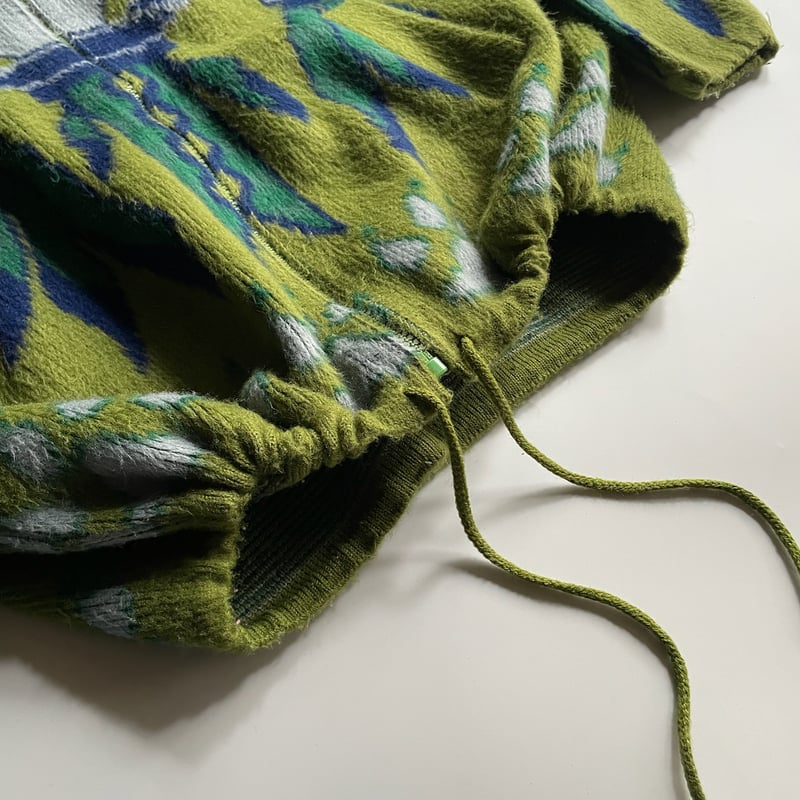 90's All-over pattern zip-up hoodie | sui & shara