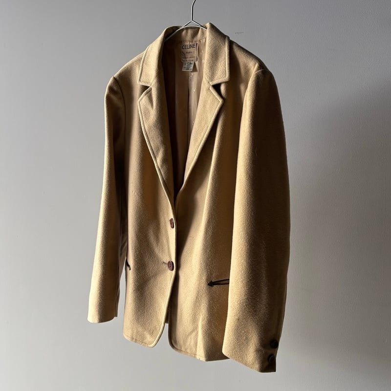 90s CELINE cashmere tailored jacket | sui & shara