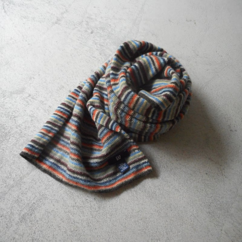 ワンアパ / mohair mulch border muffler 90's Gap mulch boarder muffler | sui & shara