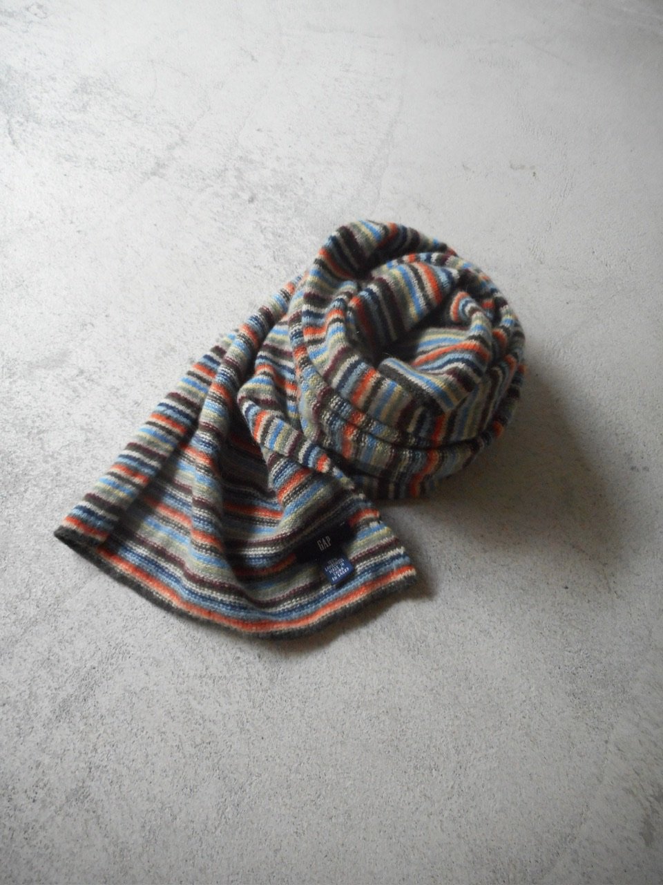 ワンアパ / mohair mulch border muffler ワンアパ / mohair mulch