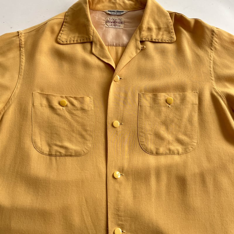 50s~ Town craft rayon open collar shirt | sui &