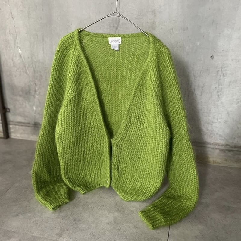 CREPUSCULE × rroomm / mohair knit グリーン CREPUSCULE × rroomm / mohair knit グリーン CREPUSCULE × rroomm