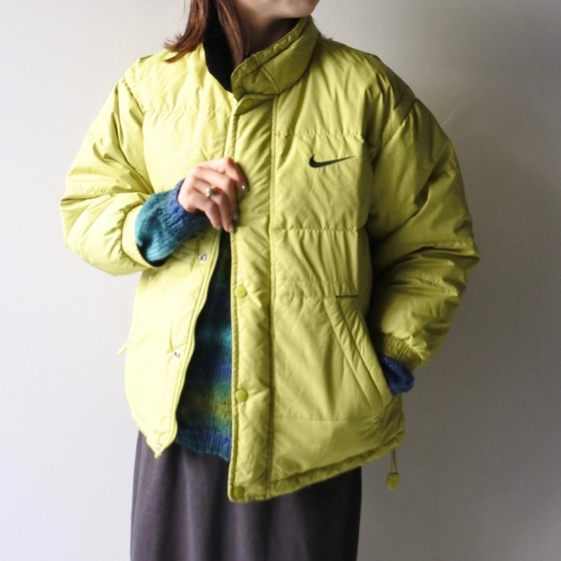90's Nike color down jacket | sui & shara