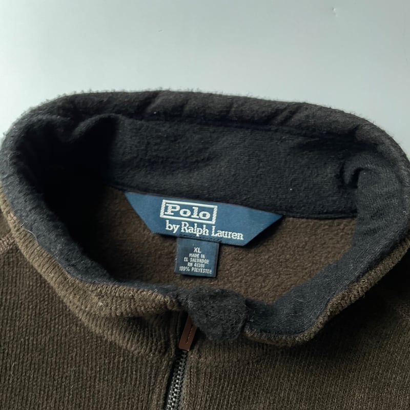 90s Ralph Lauren double zip fleece jacket | su