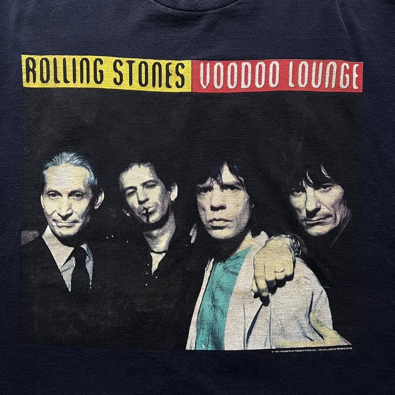 90s Rolling Stones VOODOO LOUNGE tour print tee...