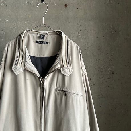 ~90's SAXONY smooth polyester swing top