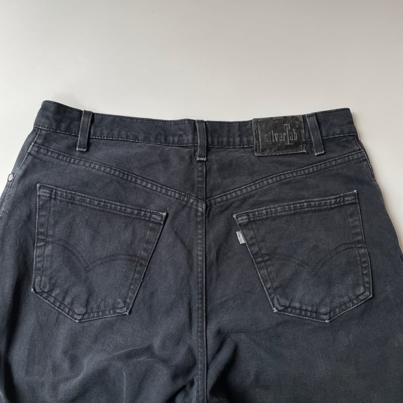 LEVI’S SilverTab 98年 ブラック loose 98s Levi's silver tab “loose” baggy black denim