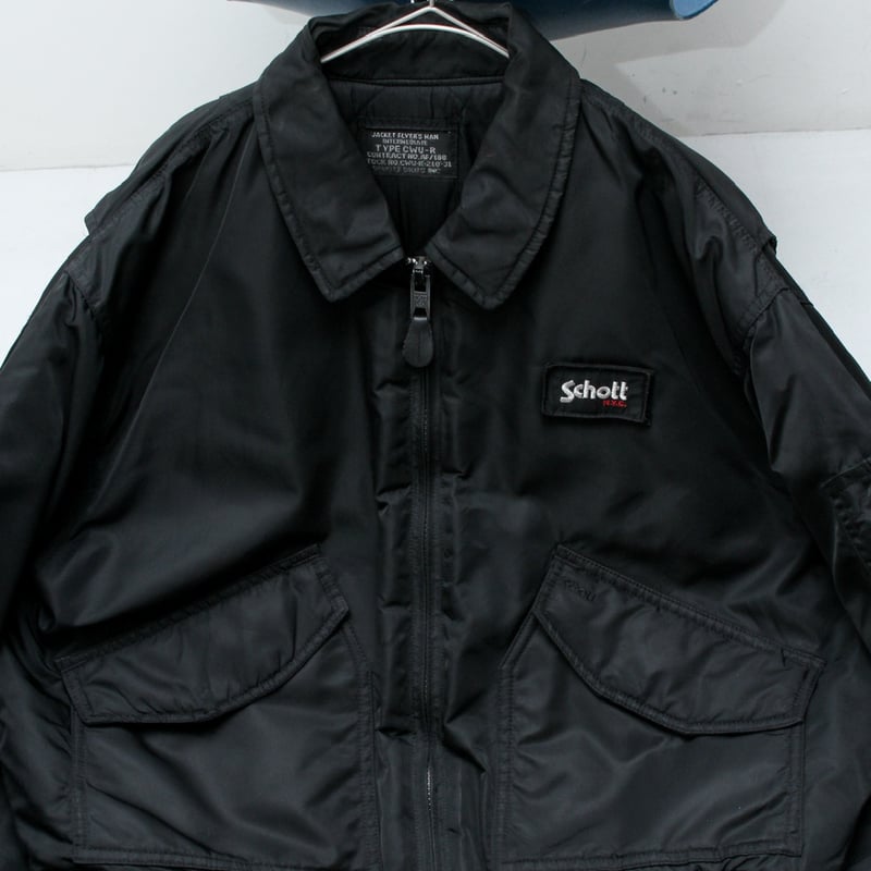 90s Schott CWU-R ブラック MA-1 フライトジャケット 90s Schott CWU-R フライトジャケット ブラック MA-1 名作 - メルカリ