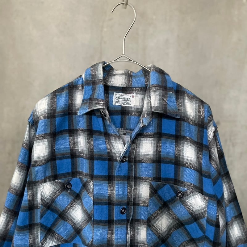 60s PowrHouse plaid print flannel shirt | sui &