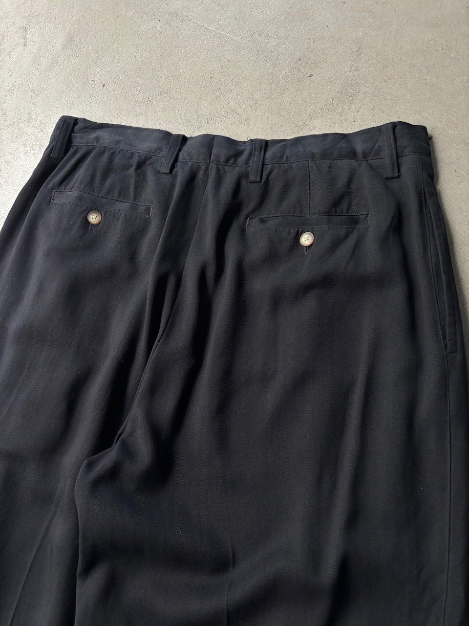 90s~ Tommy bahama silk slacks “Black” | sui & s