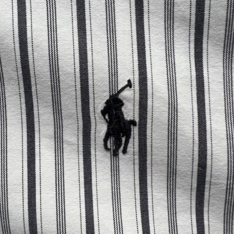 90s Ralph Lauren stripe Two-Ply cotton shirt 