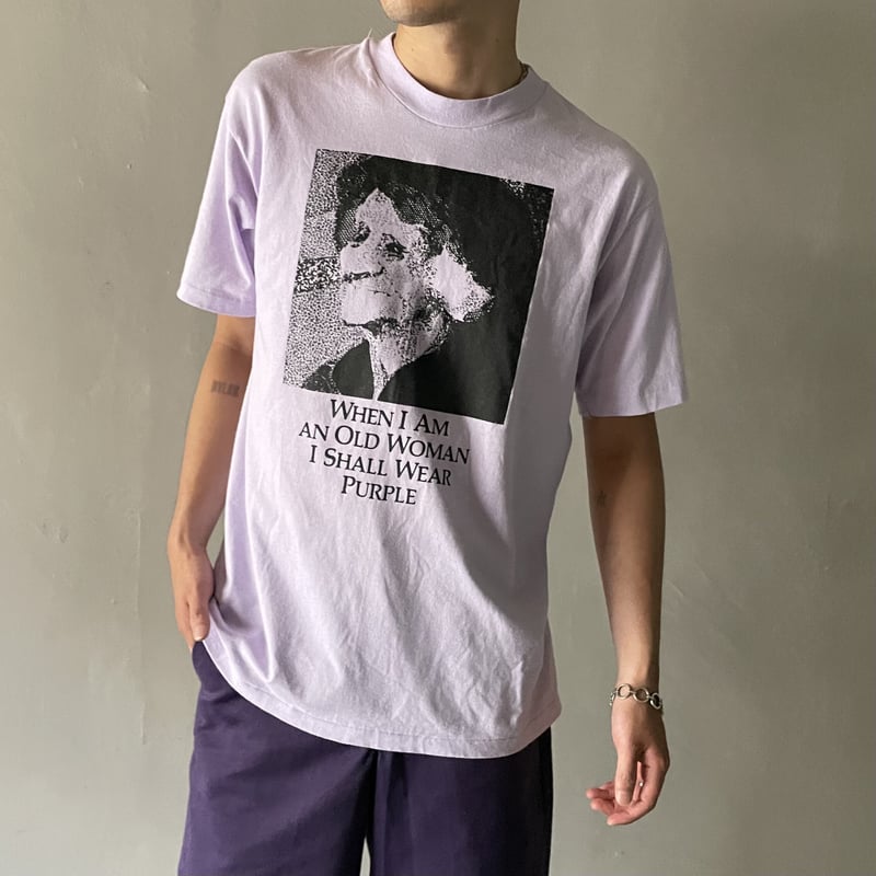 80s Hanes Jenny Joseph old woman message print