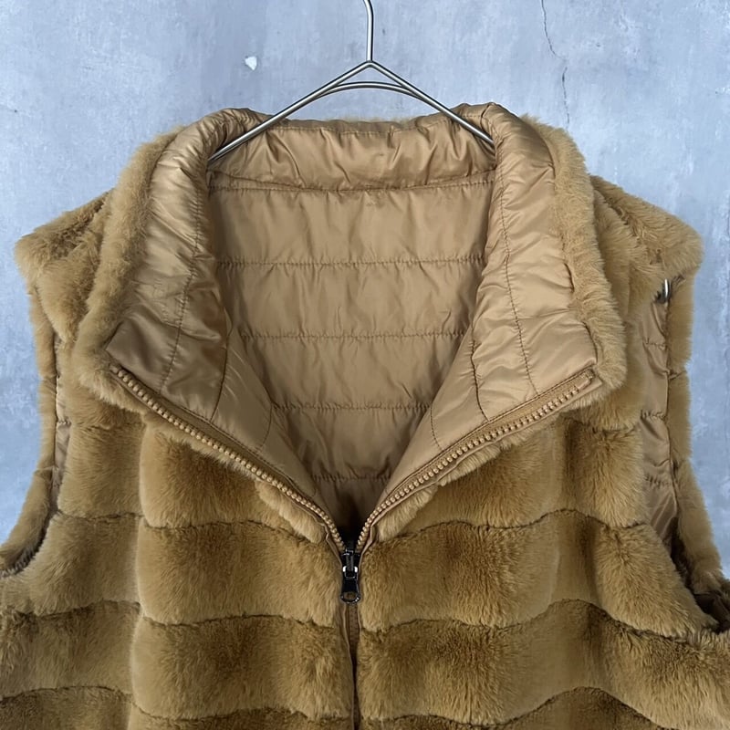 90s〜 reversible fake fur vest | sui & shara 90s〜 reversible fake fur vest | sui & shara