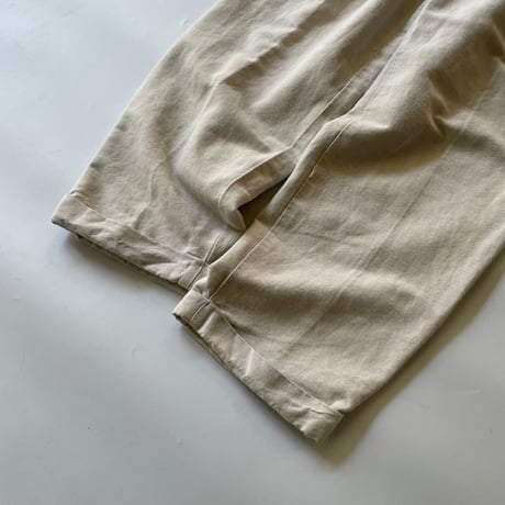 90s SAVANE 2tuck linen slacks