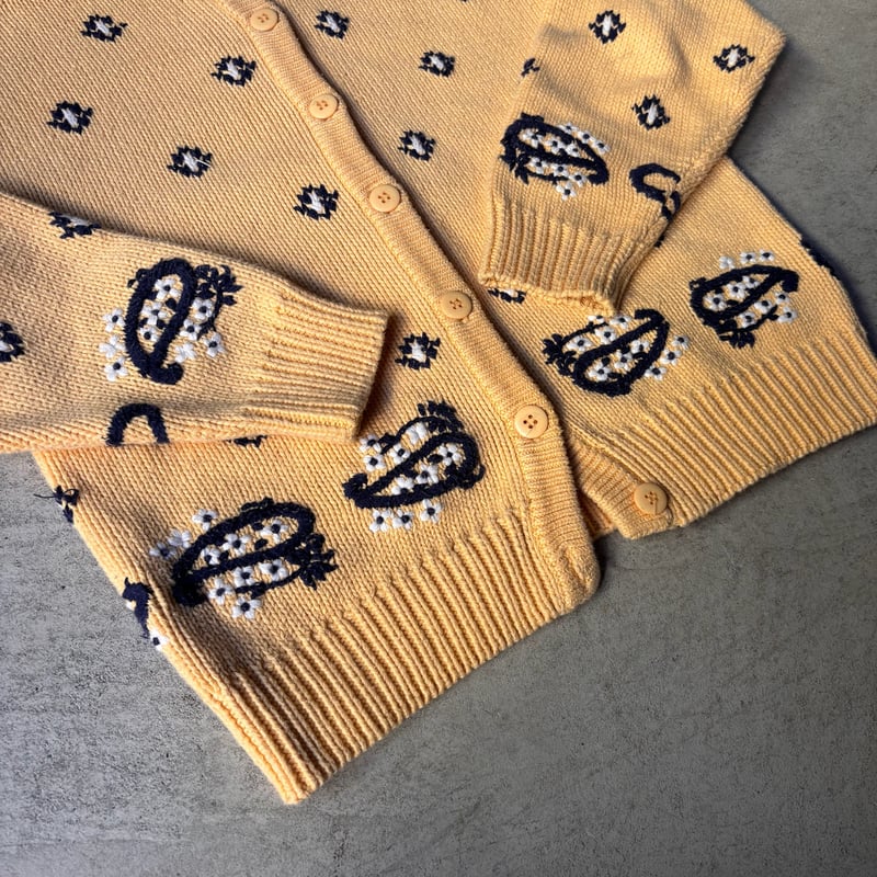 Paisley pattern cotton cardigan | sui & shara