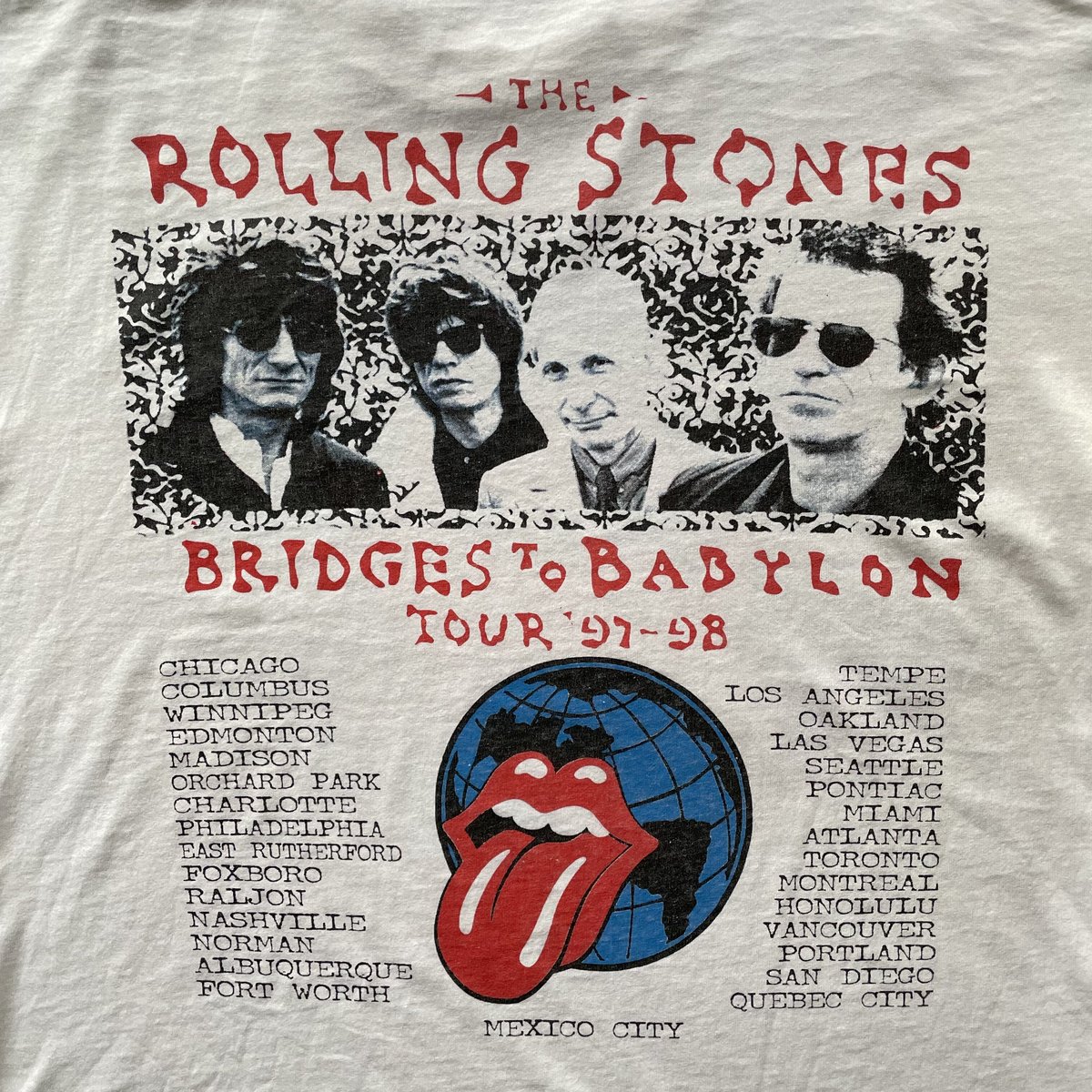90s The Rolling Stones“Bridges to Babylon”tour ...