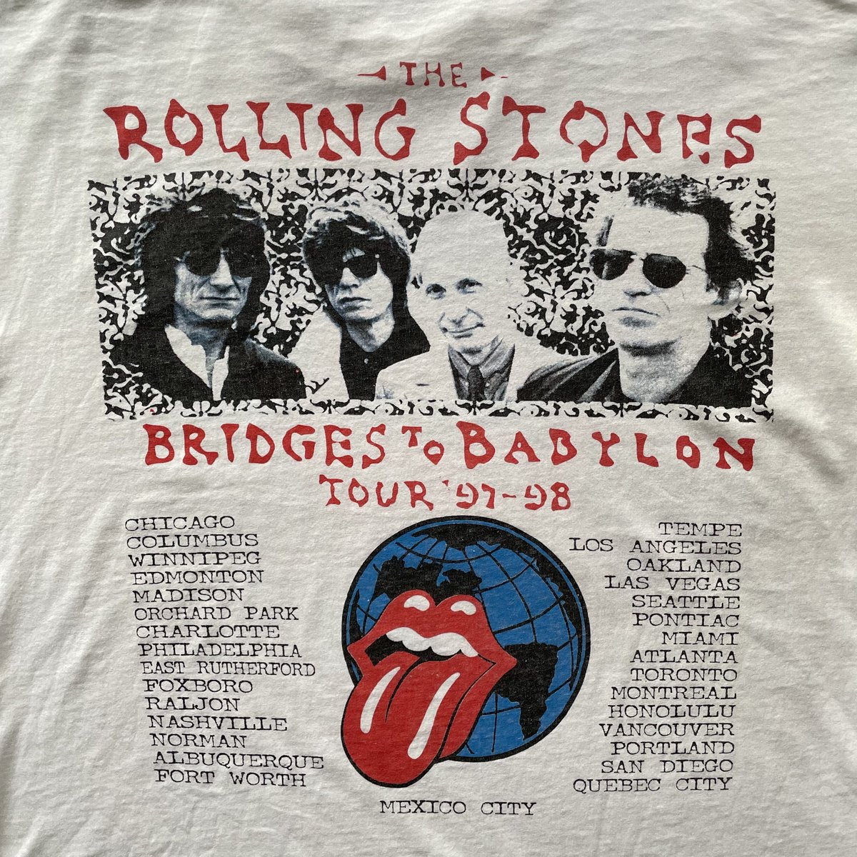 90s The Rolling Stones“Bridges to Babylon”tour