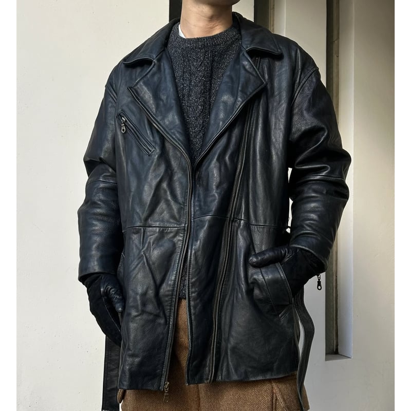 90's WILSON LEATHER riders type leather jacket 90's WILSON LEATHER riders type leather jacket