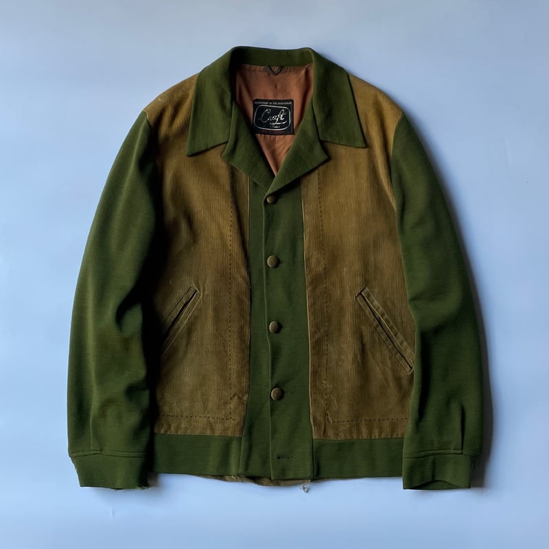 70s corduroy switching shirt jacket | sui & shara