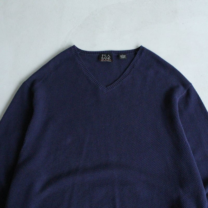Jos. A. Bank カシミヤセーター M ネイビー 古着 【公式通販】