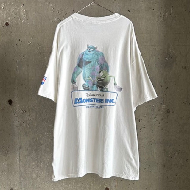 00s モンスターズインク ビンテージ Tシャツ L 正規品 映画『モンスターズ・インク』と「weber」のコラボTシャツ発売