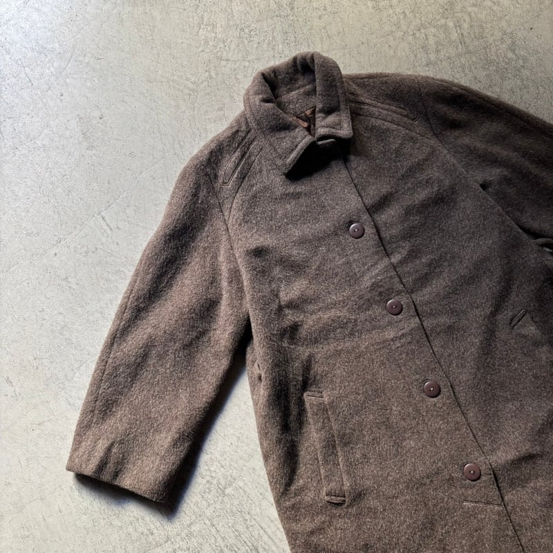 Aquascutum アルパカコート Alpaca Wool Coat Alpaca×wool long coat 