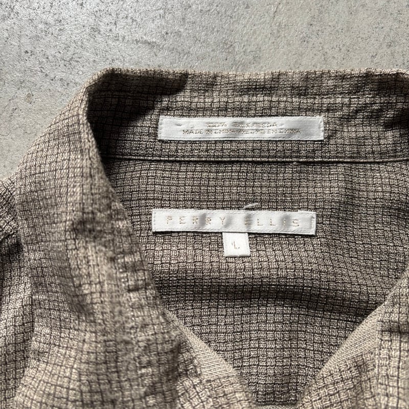 90s Perry ellis S/S silk shirt | sui & shara