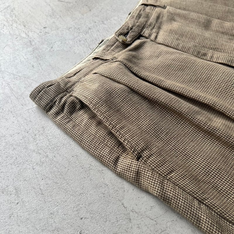(古着)90s eddie bauer ワイドリネンスラックス パンツ 柄 eaa446291_01.jpg